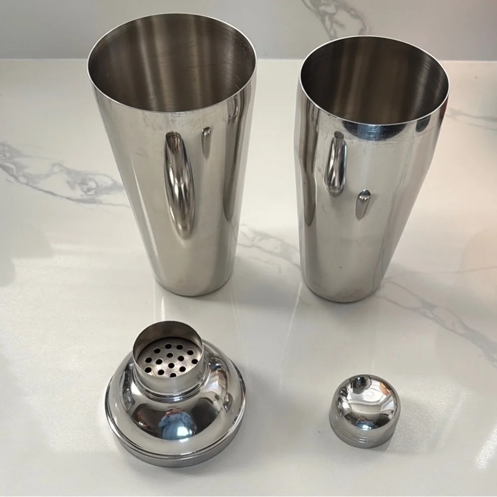 Stainless Steel Cocktail Shaker Set - Picture 1 of 3